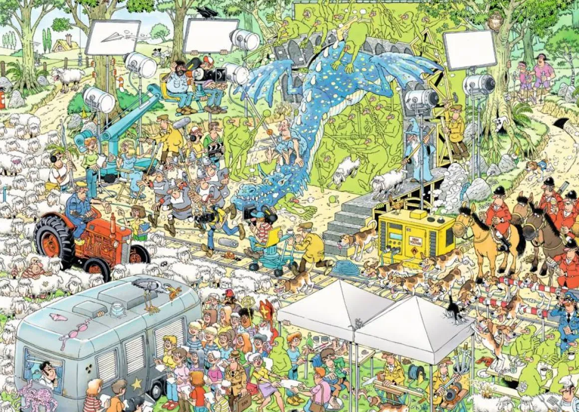 Jumbo Filmset - JvH - puzzel van 1000 stukjes