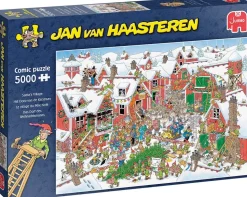 Jumbo Het dorp van de Kerstman - Jan van Haasteren - puzzel van 5000 stukjes