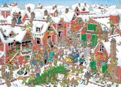Jumbo Het dorp van de Kerstman - Jan van Haasteren - puzzel van 1000 stukjes