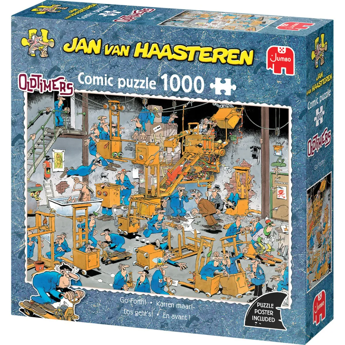 Jumbo Karren Maar! - Jan van Haasteren - puzzel van 1000 stukjes