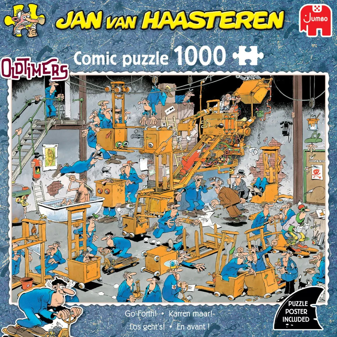 Jumbo Karren Maar! - Jan van Haasteren - puzzel van 1000 stukjes