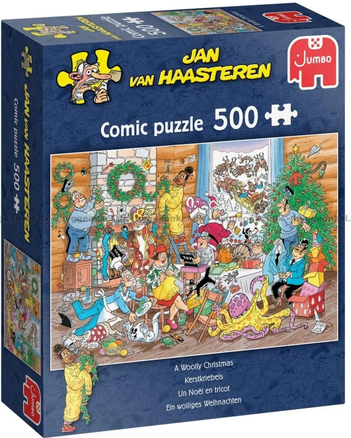 Jumbo Kerstkriebels - Jan van Haasteren - puzzel van 500 stukje