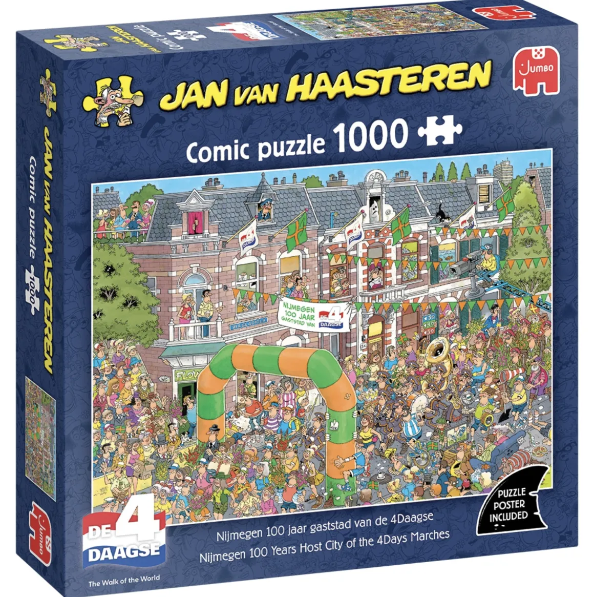 Jumbo Nijmegen 100 jaar 4daagse - JvH - puzzel van 1000 stukjes