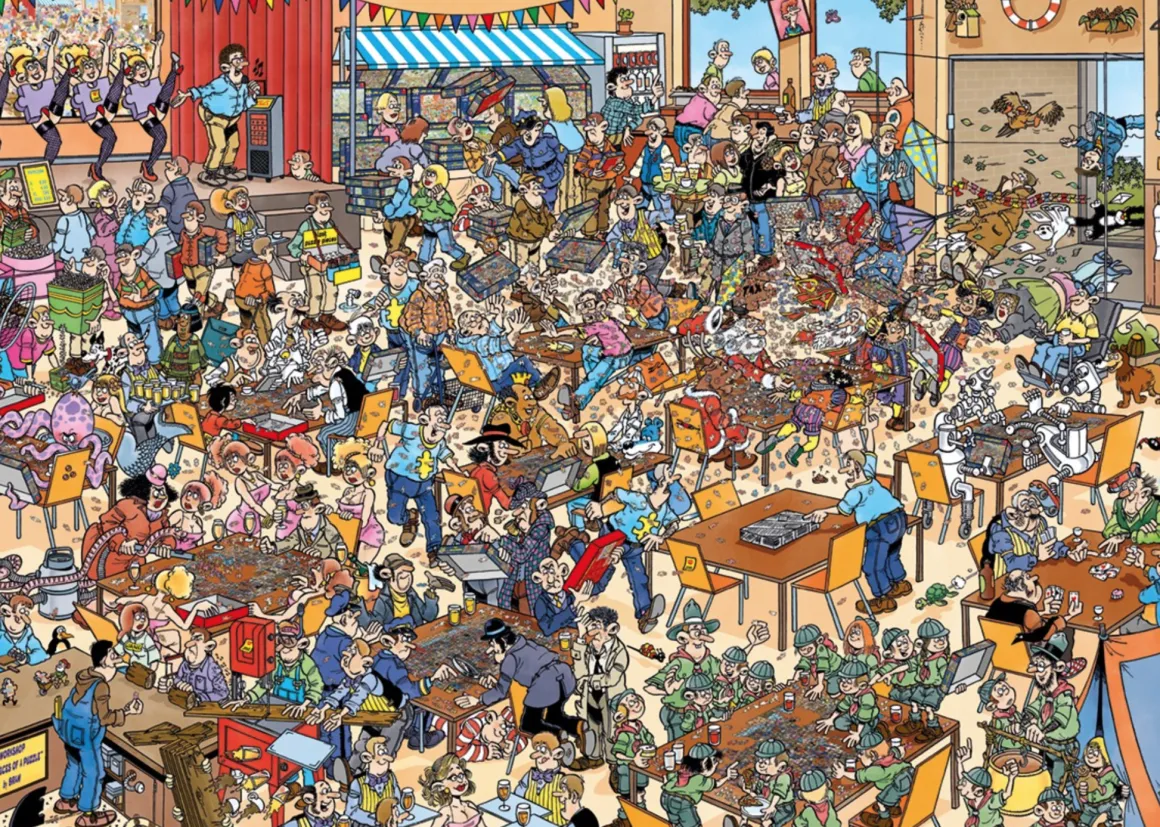 Jumbo NK Legpuzzelen - JvH - 1000 stukjes