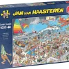 Jumbo Op het strand - Jan van Haasteren - puzzel van 1000 stukjes