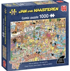 Jumbo Op Hete Kolen! - Jan van Haasteren - puzzel van 1000 stukjes