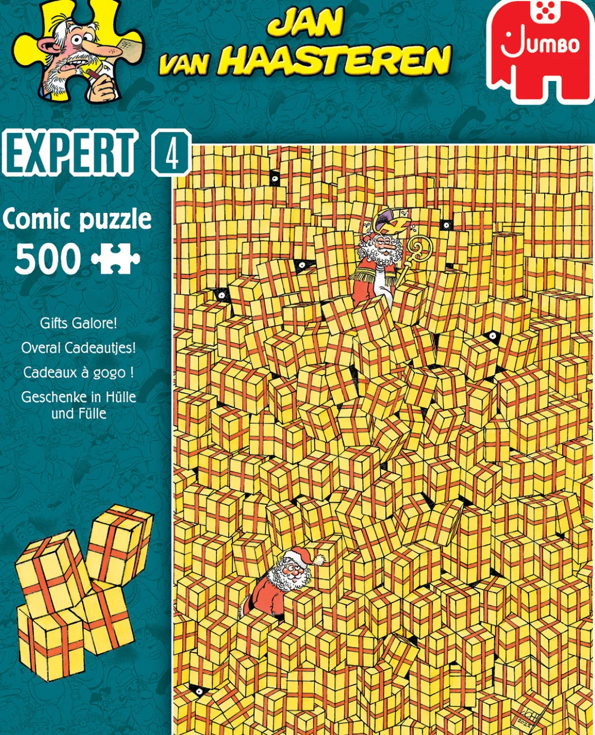 Jumbo Overal Cadeautjes! - Expert 4 - Jan van Haasteren - puzzel van 500 stukjes