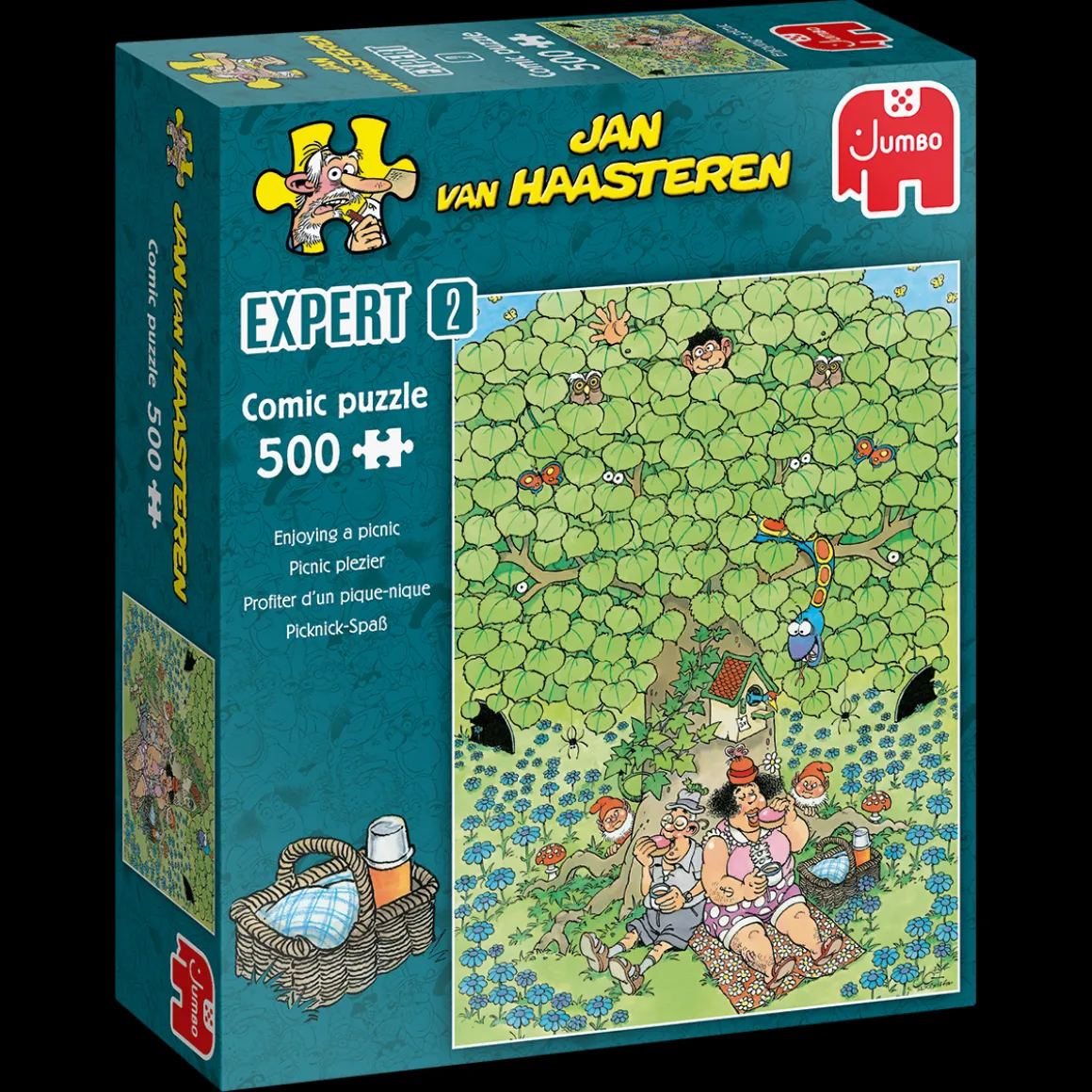 Jumbo Picnic plezier - Expert 2 - Jan van Haasteren - puzzel van 500 stukjes