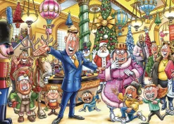 Jumbo PRE-ORDER - Wasgij Christmas 21 - A Very Merry Makeover - 2 puzzels van 1000 stukjes