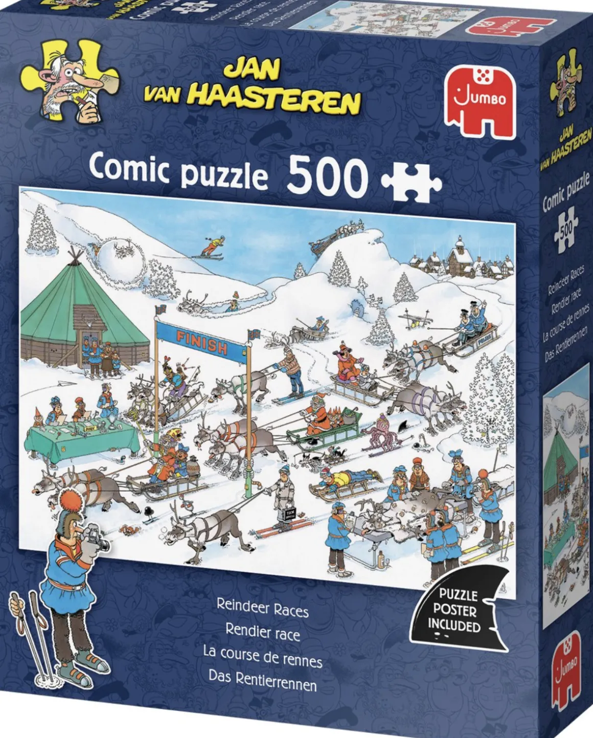 Jumbo Rendier Race - Jan van Haasteren - puzzel van 500 stukjes