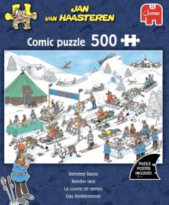 Jumbo Rendier Race - Jan van Haasteren - puzzel van 500 stukjes