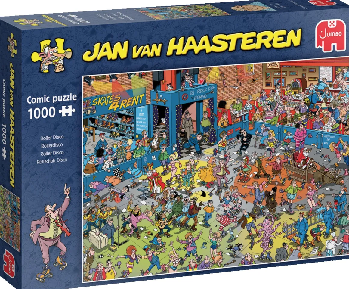 Jumbo Roller Disco - Jan van Haasteren - puzzel van 1000 stukjes