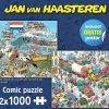 Jumbo Ter Land, ter Zee en in de Lucht / Verkeerschaos- JvH - 2 puzzels van 1000 stukjes