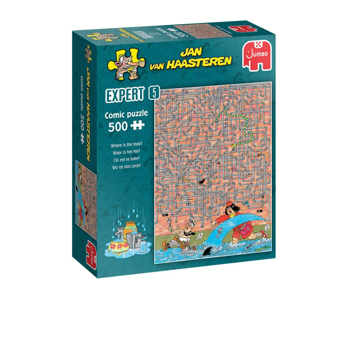 Jumbo Waar is het lek? - Expert 5 - Jan van Haasteren - puzzel van 500 stukjes