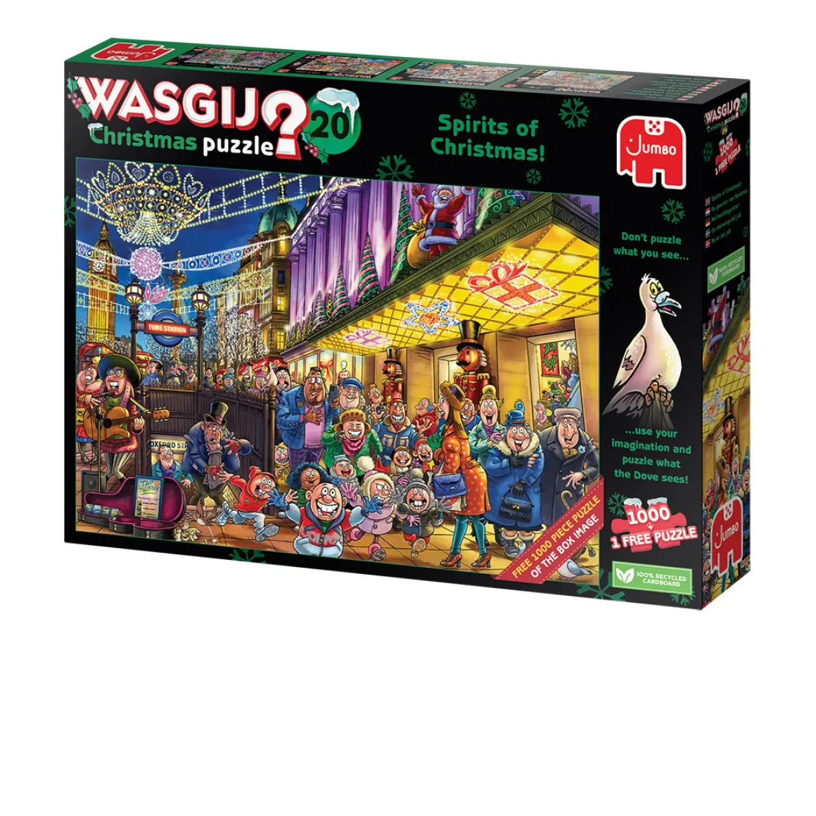 Jumbo Wasgij Christmas 20 - Spirits of Christmas - 2 puzzels van 1000 stukjes