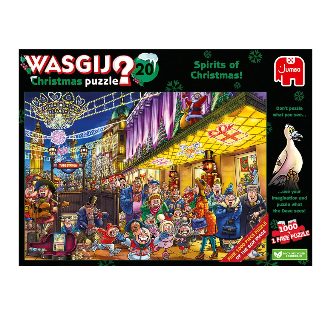 Jumbo Wasgij Christmas 20 - Spirits of Christmas - 2 puzzels van 1000 stukjes