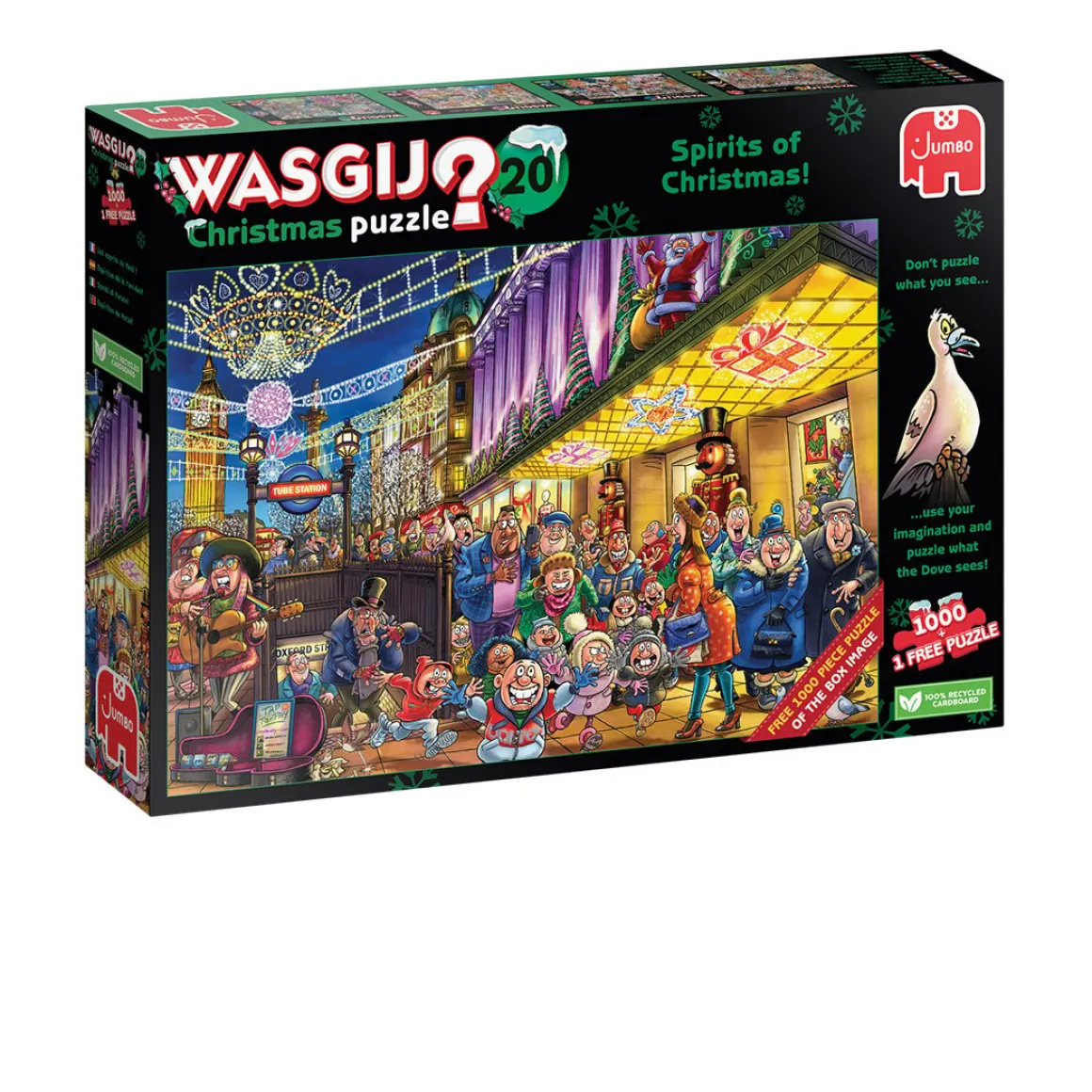 Jumbo Wasgij Christmas 20 - Spirits of Christmas - 2 puzzels van 1000 stukjes
