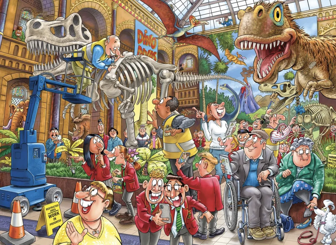 Jumbo Wasgij Mystery 24 - Blight at the museum - 1000 stukjes
