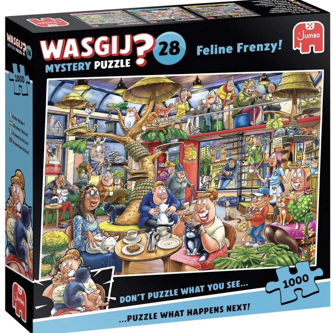 Jumbo Wasgij Mystery 28 - Kat & Muis Spel! - 1000 stukjes