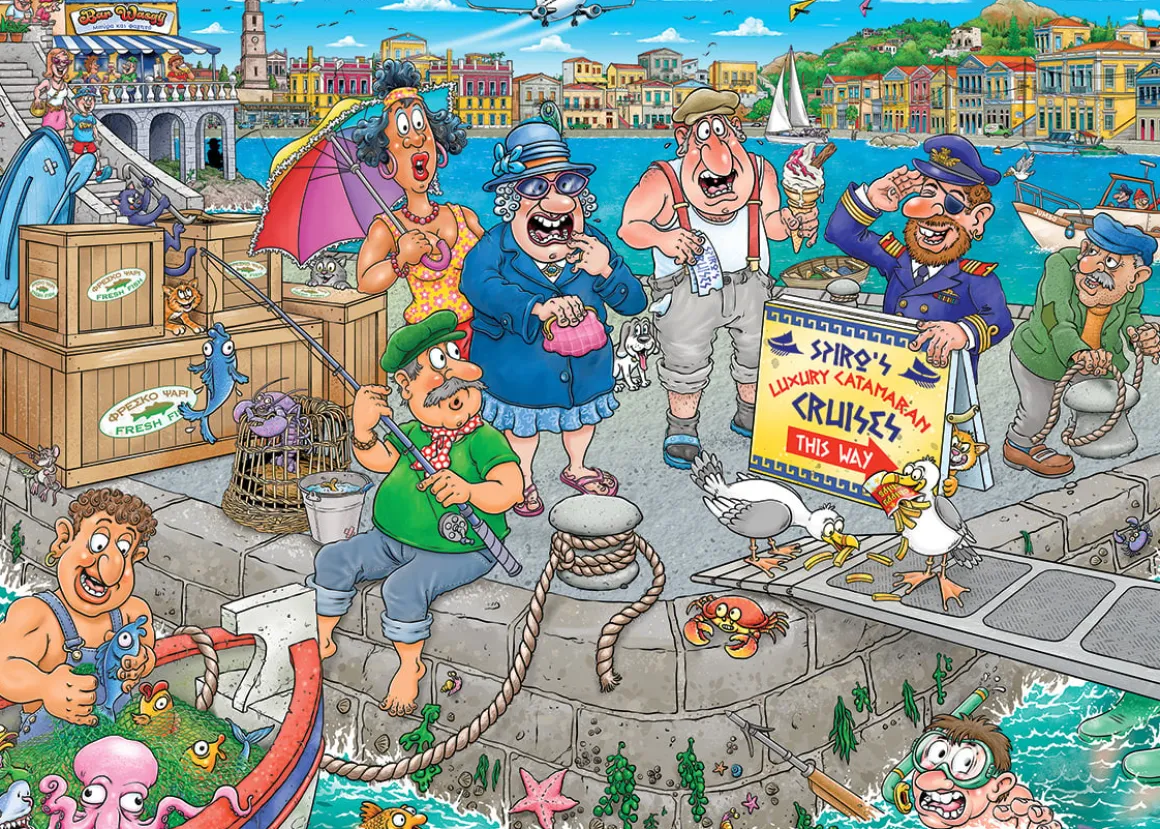 Jumbo Wasgij Original 47 - De boot in! - 1000 stukjes