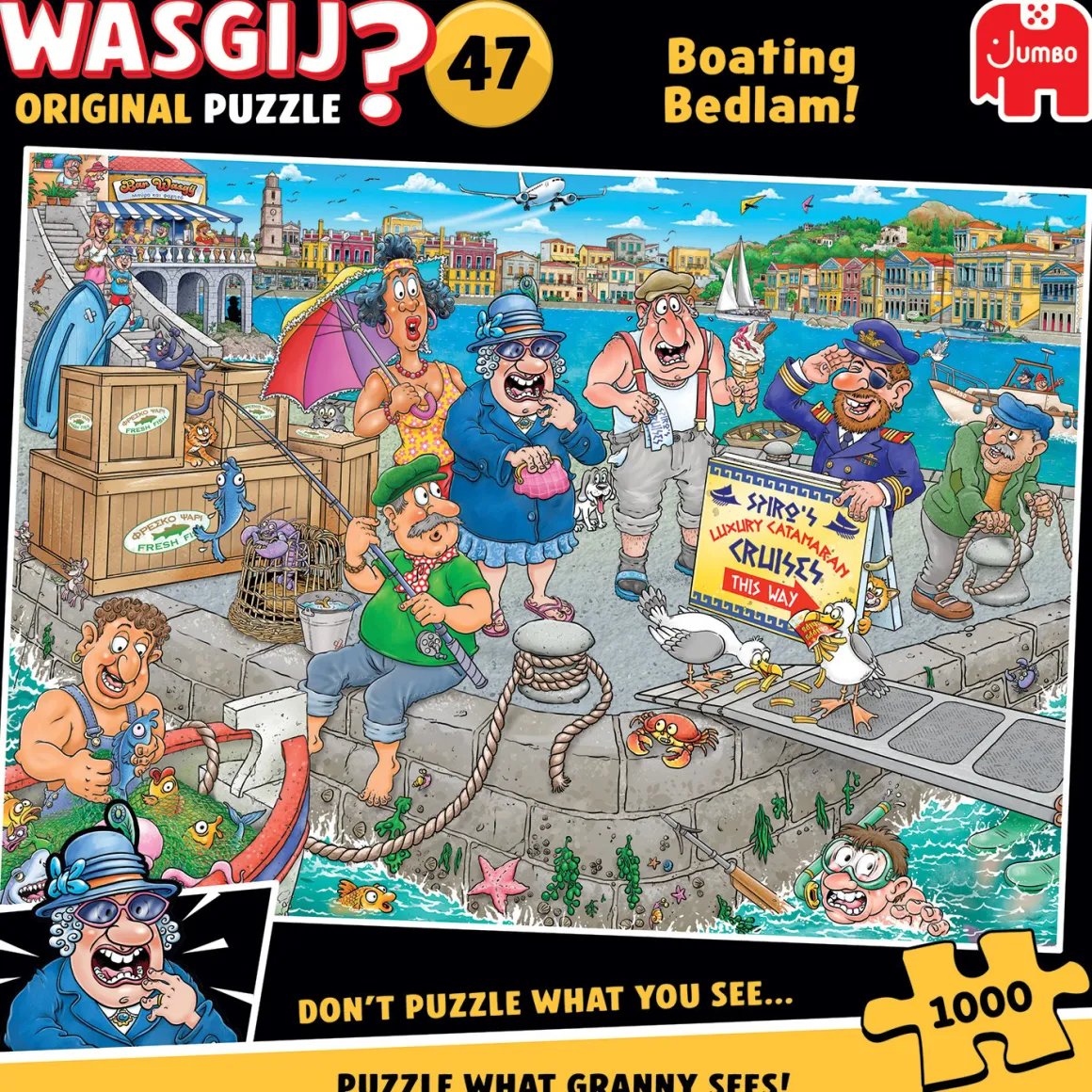 Jumbo Wasgij Original 47 - De boot in! - 1000 stukjes