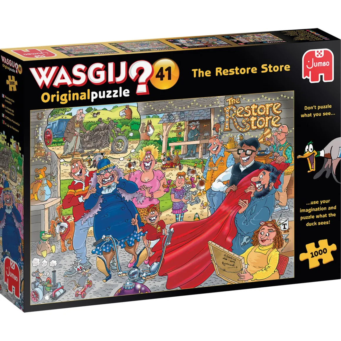 Jumbo Wasgij Original 41 - The Restore Store - puzzel van 1000 stukjes
