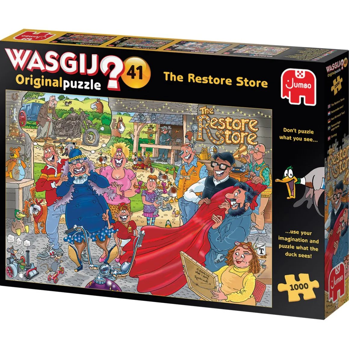 Jumbo Wasgij Original 41 - The Restore Store - puzzel van 1000 stukjes