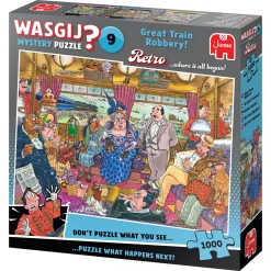Jumbo Wasgij Retro Mystery 9 - De Grote Treinroof! - 1000 stukjes