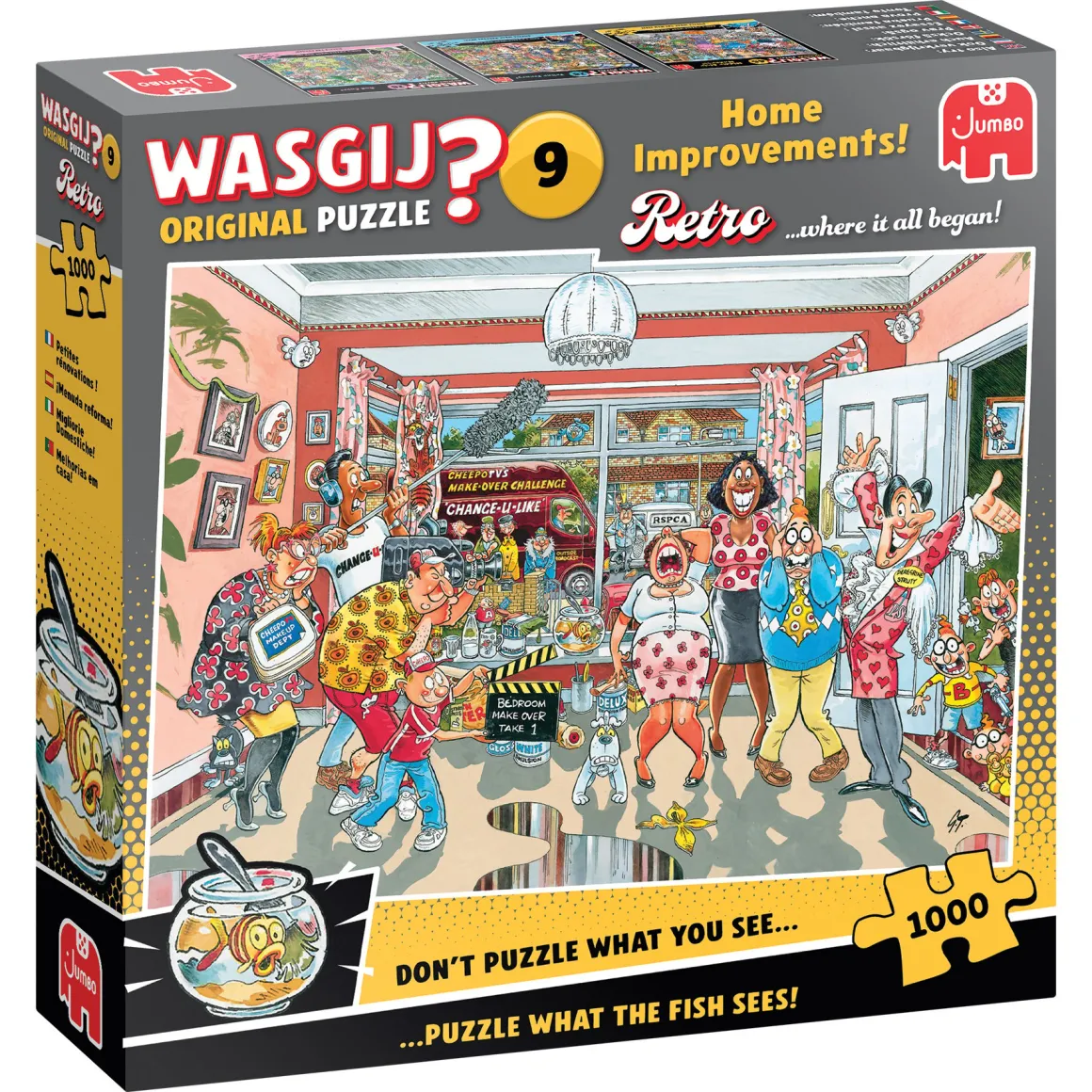 Jumbo Wasgij Retro Original 9 - Klein Verbouwinkje! - 1000 stukjes