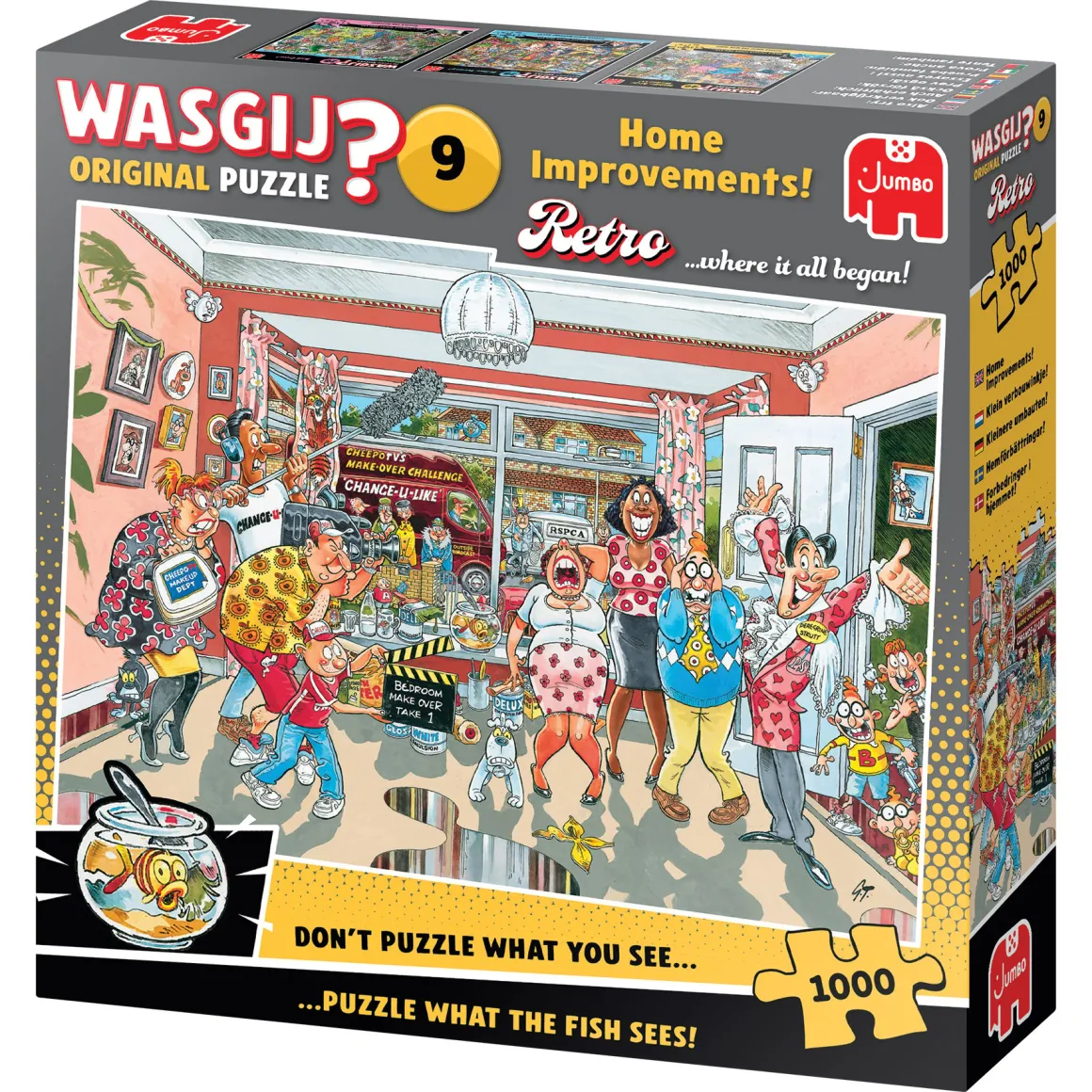 Jumbo Wasgij Retro Original 9 - Klein Verbouwinkje! - 1000 stukjes