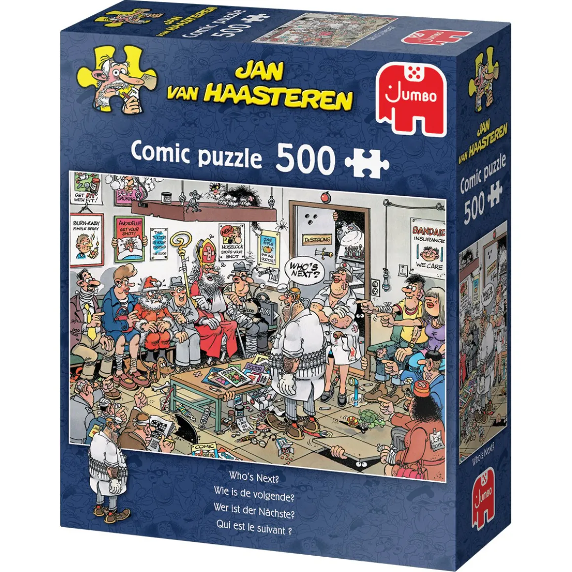 Jumbo Wie is de volgende ? - Jan van Haasteren - puzzel van 500 stukjes
