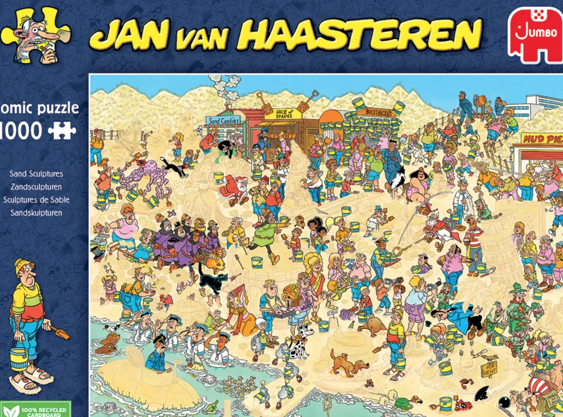 Jumbo Zandsculpturen - Jan van Haasteren - puzzel van 1000 stukjes