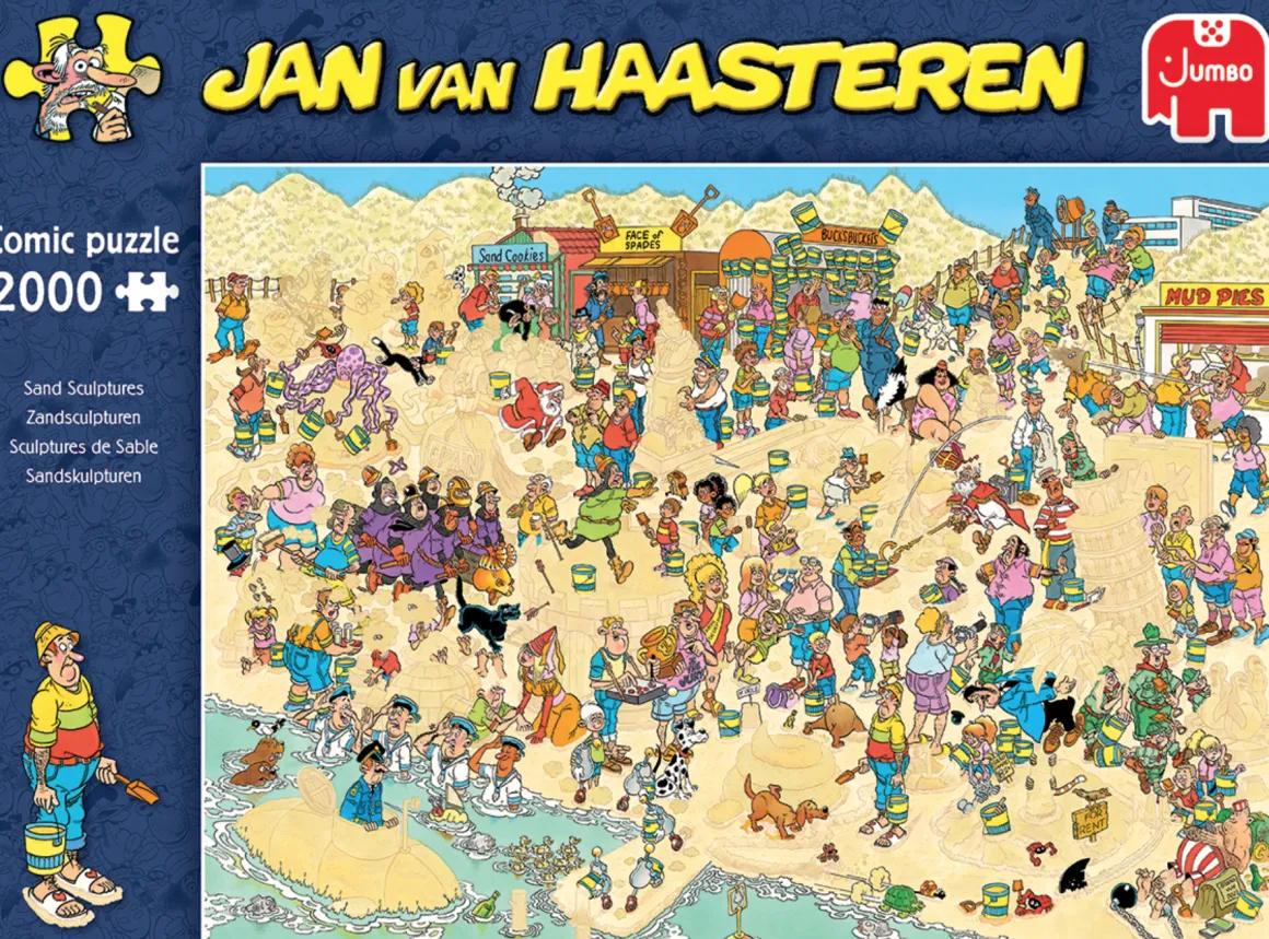 Jumbo Zandsculpturen - Jan van Haasteren - puzzel van 2000 stukjes