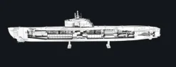 Metal Earth U-boat type XXI - 3D puzzel