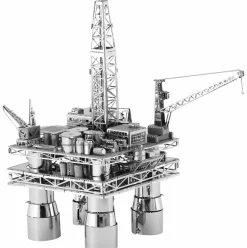 Metal Earth Booreiland en olietanker - Gift Box - 3D puzzel