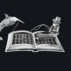 Metal Earth De oude man en de zee Boeksculptuur - 3D puzzel