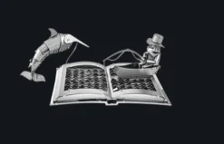 Metal Earth De oude man en de zee Boeksculptuur - 3D puzzel