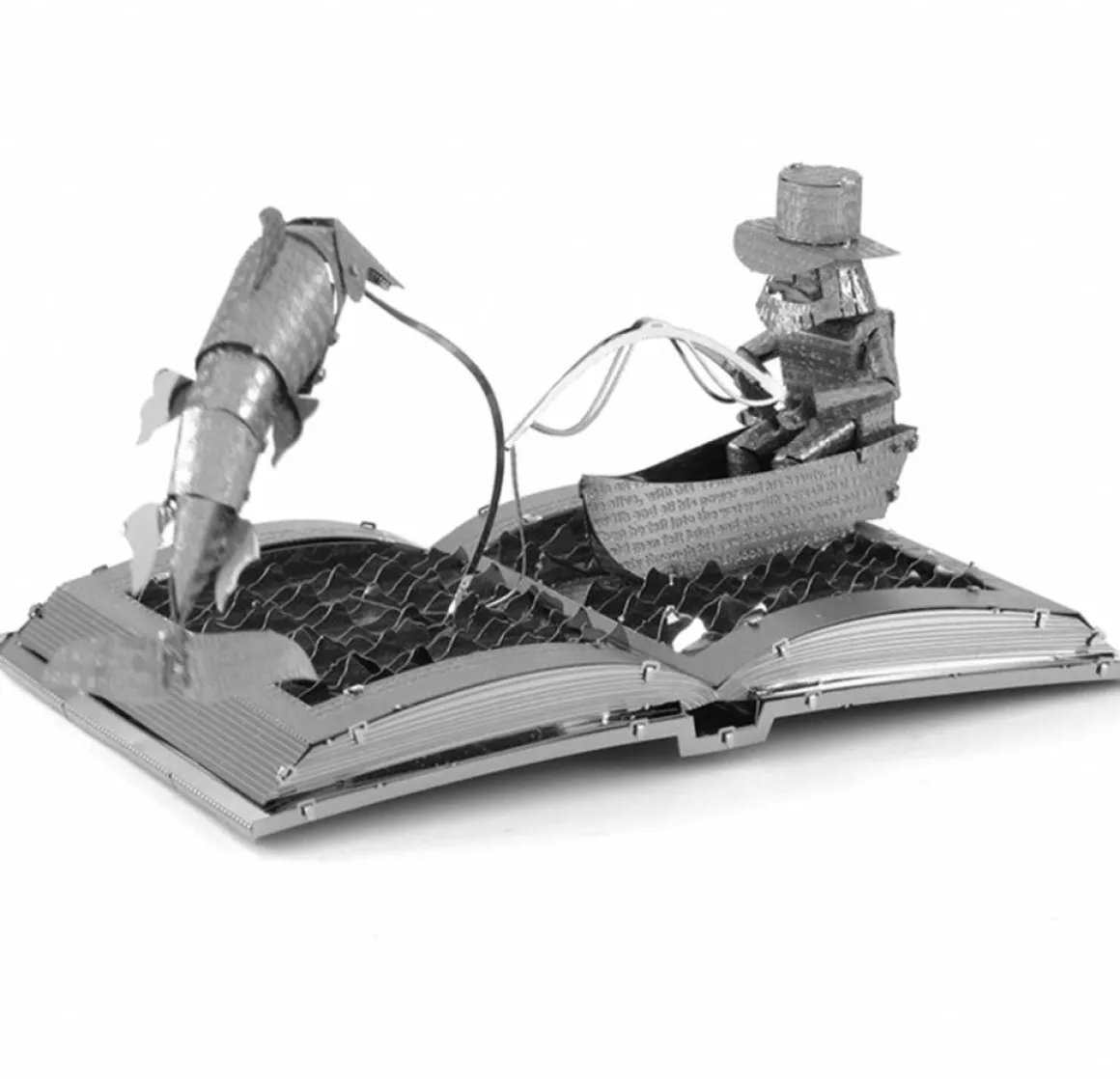Metal Earth De oude man en de zee Boeksculptuur - 3D puzzel