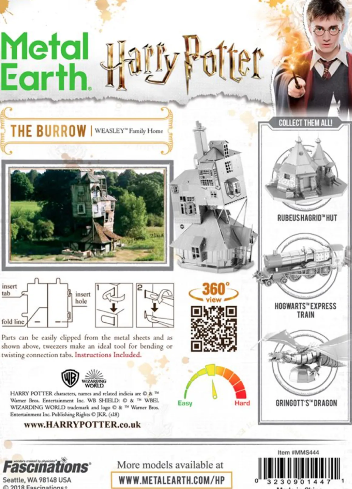 Metal Earth Harry Potter - The Burrow - 3D puzzel