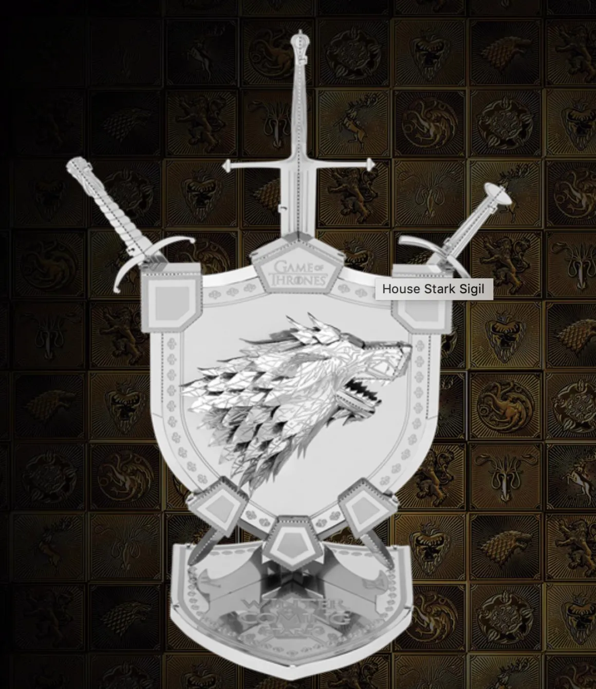 Metal Earth House Stark Sigil - GOT - Iconx 3D puzzel