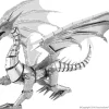 Metal Earth Silver Dragon - Iconx 3D puzzel