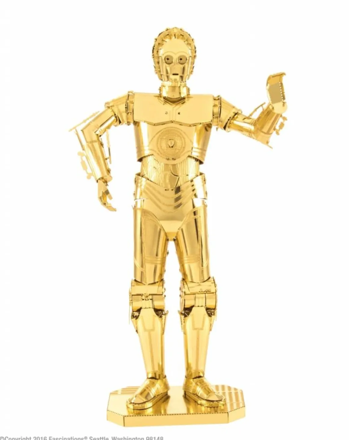Metal Earth Star Wars C-3PO - GOLD - 3D-puzzel in goud