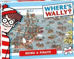 Plenty Gifts Waar is Wally - Bij de Piraten - leg- en zoekpuzzel van 1000 stukjes