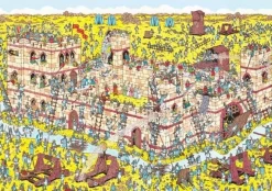 Plenty Gifts Waar is Wally - Ridder aanval - leg- en zoekpuzzel van 1000 stukjes
