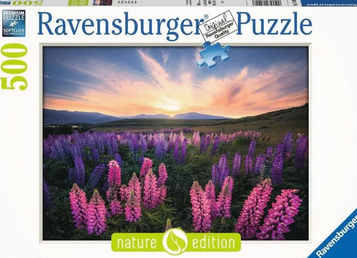 Ravensburger Lupinen In bloei - puzzel van 500 stukjes