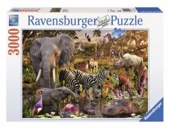 Ravensburger Afrikaanse dierenwereld - 3000 stukjes