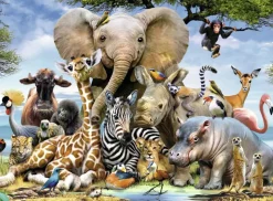 Ravensburger Afrikaanse vrienden - 300 stukjes XXL