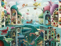 Ravensburger Als vissen konden lopen - puzzel van 2000 stukjes