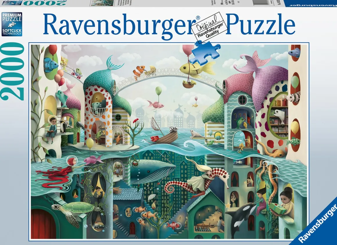 Ravensburger Als vissen konden lopen - puzzel van 2000 stukjes