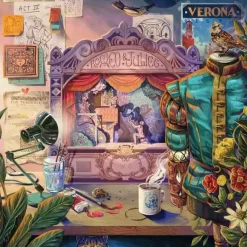 Ravensburger Art&Soul - Romeo & Julia - vierkante puzzel van 750 stukjes